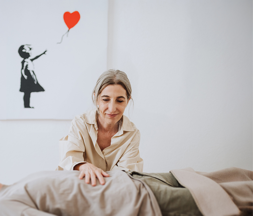 Einzelbehandlung in der Atemtherapie